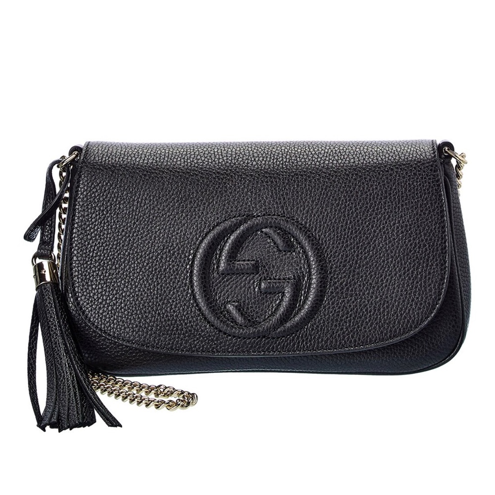 New With Tags Gucci Soho Disco Crossbody - Black
